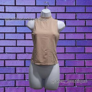 GUESS Mock Neck Tank(M002) -Size S for Women